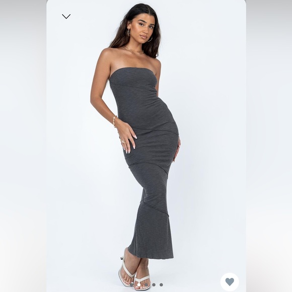 oscar midi dress grey - Picture 1 of 2